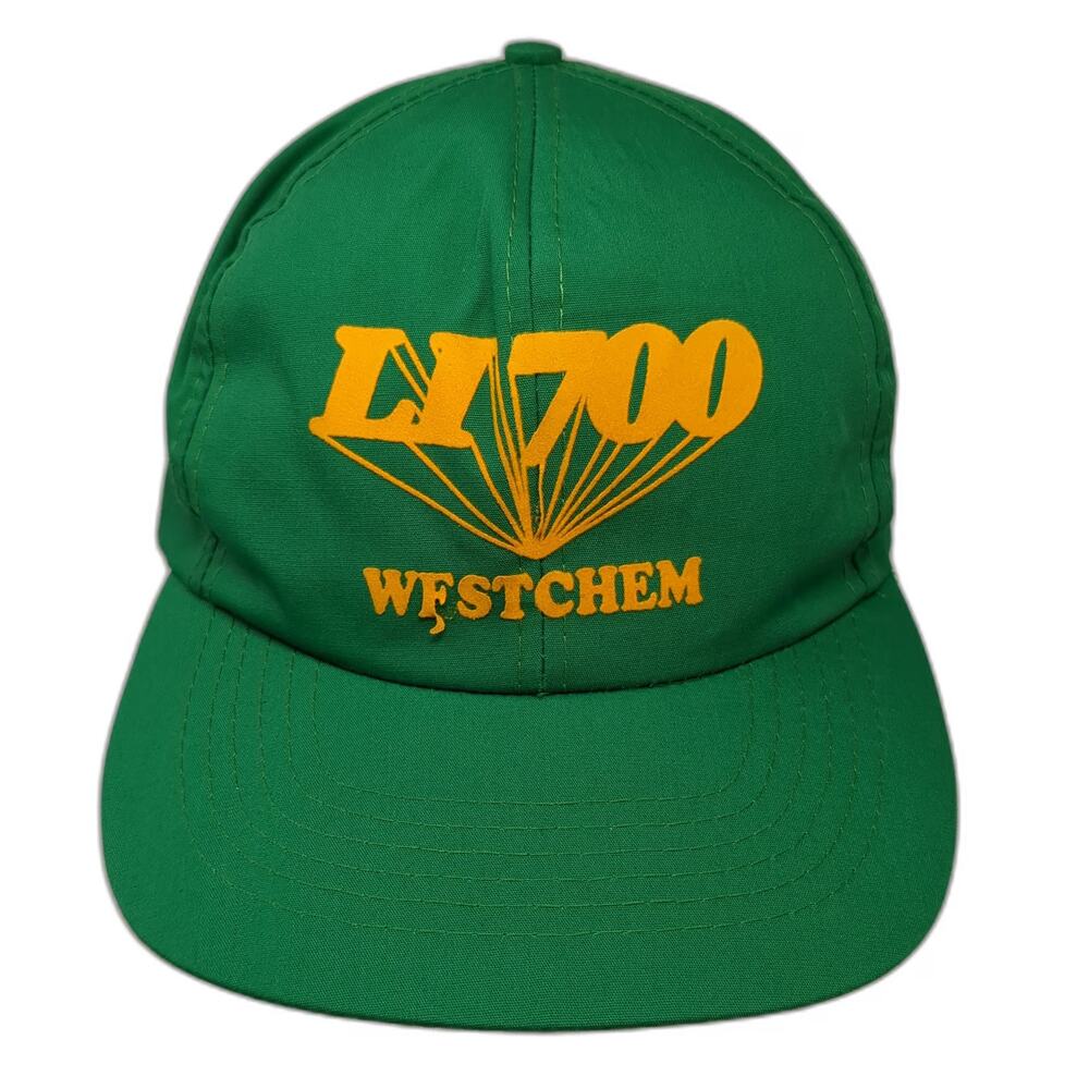 California Headwear Snapback Green One Size Hat LI 700 Westchem Logo Agriculture